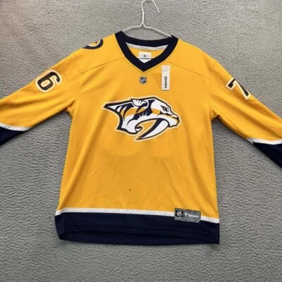 Camiseta deportiva de hockey Nashville Predators para niños talla extra grande NHL 76 Subban Foto 1 de 4