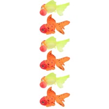  6 PCS Fish Tank Landscaping Decor Simulated Goldfish Aquarium