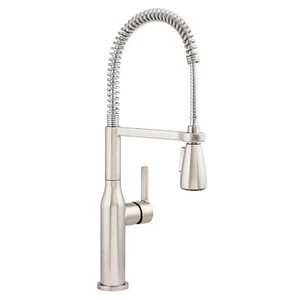 Miseno MNO500BSS Single handle Kitchen Faucet pull-down Spray Head st.Steel #33 - Picture 1 of 9