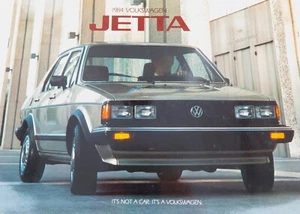 .1984 VOLKSWAGEN JETTA LARGE COLOUR BROCHURE. - Picture 1 of 6