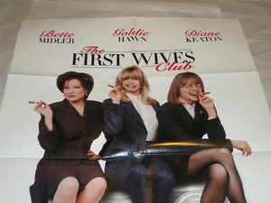 Póster de teatro The First Wives Club 27"" X 40"" doble cara halcón, medio y Keaton - Imagen 1 de 3