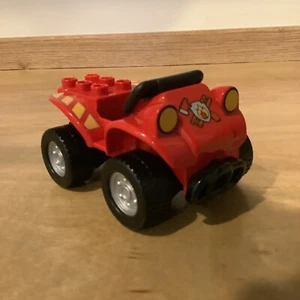 Lego Duplo Fire Rescue ATV Red Fireman Truck Replacement Vehicle #102 - Picture 1 of 2