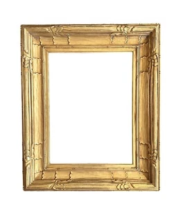 Taos Style American Frame  circa 1920  Gold Gilt Frame - Picture 1 of 8
