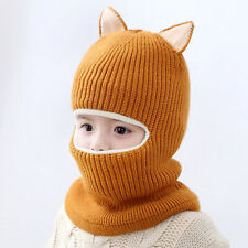 2-5 Years Children Knitted Hat Thermal Cold Resistant Boys Girls Winter Knitting