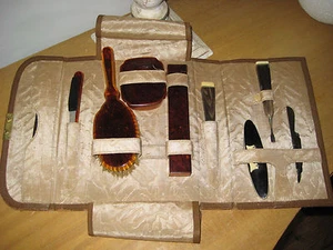 Vintage Maniküre / Pflegeset, 11 Teile & Etui - Bild 1 von 12