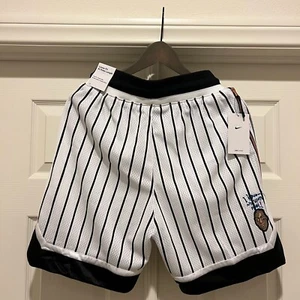 NIKE LIL’ PENNY PRM BSKTBLL SHORTS [DA5993-100] Sz S WHT GRAY NWT - Picture 1 of 9