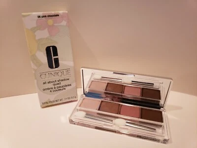 Clinique ~ All About Shadow Quad ~ #06 ~ Pink Chocolate ~ NIB - Image 1 of 2