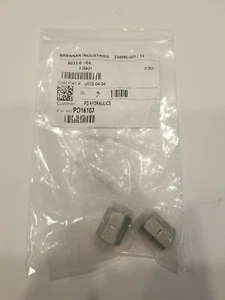 BRENNAN 9024-04-04 1/4" BSPP Straight Conversion Adapter (1/4-19 Male x Female) - Picture 1 of 1