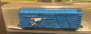 Model Power No.3555 Box Cattle Car Railroad Train Santa Fe ATSF #582039 N Scale - Picture 1 of 2