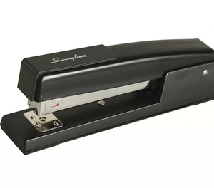  Swingline® 747 Classic Full Strip Stapler, 20-Sheet Capacity, Bla 074711747011 - Picture 1 of 7