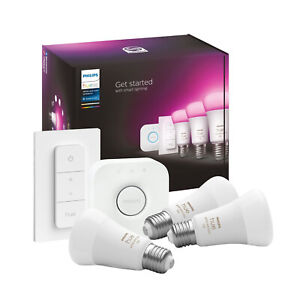 Philips Hue White and Colour Ambiance E27 Starter Kit - 1100lm