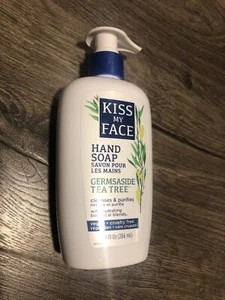 Kiss My Face Moisture Hand Soap Tea Tree 9 oz Germsaside VEGAN - Picture 1 of 4