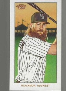 2020 Topps 206 Wave Series 2 Charlie Blackmon Colorado Rockies