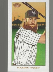 2020 Topps 206 Wave Series 2 Charlie Blackmon Colorado Rockies - Picture 1 of 1