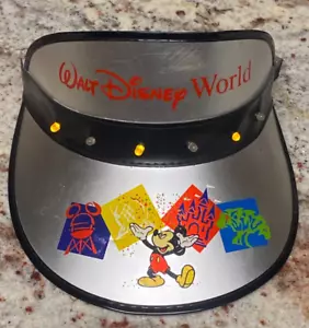 Vintage Walt Disney World beleuchtetes Visier - funktioniert! Silber - sehr cooler Artikel!! - Bild 1 von 5