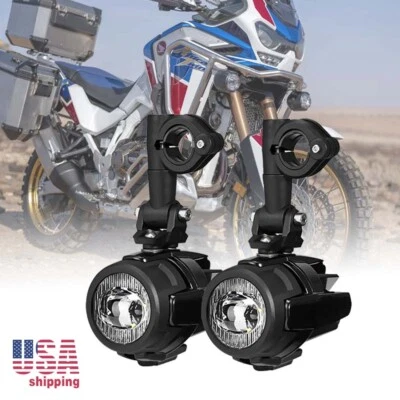 For Honda Africa Twin XRV750T CRF1000L CRF1100L 40W LED Auxiliary Fog Lights - Imagem 1 de 4