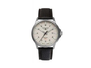 Bauhaus Aviation Automatic Watch, Titanium, Beige, 42 mm, Miyota 8315, 2864-5 - Picture 1 of 10
