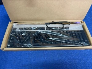 HP SK-2880 PS/2 Wired Desktop Keyboard 434820-002 Black QWERTY English - NEW - Picture 1 of 12