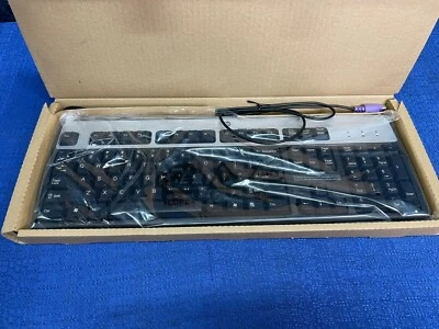 HP SK-2880 PS/2 Wired Desktop Keyboard 434820-002 Black QWERTY English - NEW - Image 1 of 4