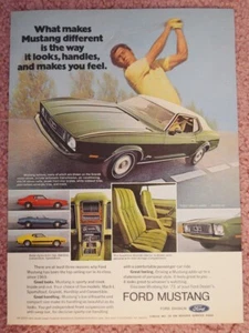 Ford Mustang Grande 1973 convertible Mach 1 revista anuncio impreso  - Imagen 1 de 1