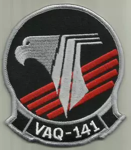 VAQ 141 US.NAVY PATCH 4 1/4" EA18G GROWLER AEREO ATTACCO ELETTRONICO SQ ATSUGI - Foto 1 di 1