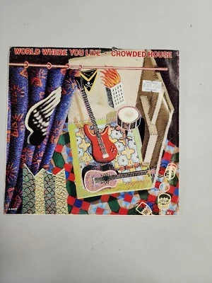 Crowded House - World Where You Live - RECORD SLEEVE ONLY (45RPM 7”)  (SLV45) - Image 1 of 3