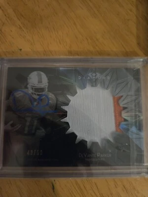 2015 Topps Diamond Blue Ink /50 Devante Parker RPA Rookie Patch Auto RC Dolphins - Image 1 of 4