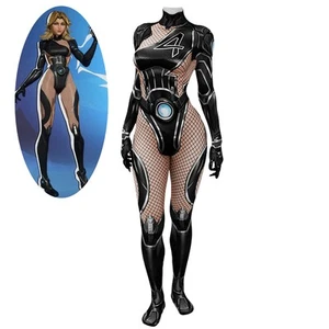 Invisible Woman Bodysuit Marvel Rivals Cosplay Cosplay Costume Susan - Picture 1 of 9