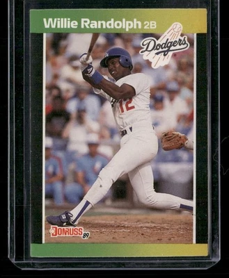 1989 Donruss Willie Randolph #T-8 - Image 1 of 2