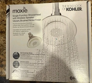 Neuer Kohler Moxie Einzelfunktion Duschkopf (fehlender Lautsprecher) weiße Oberfläche - Bild 1 von 9
