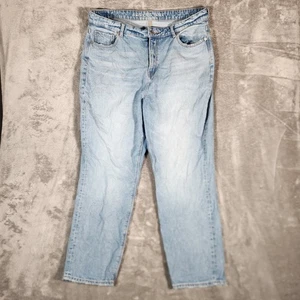 Pantalones de mezclilla American Eagle Outfitters para mujer mamá lavado claro talla 16 36X27 - Imagen 1 de 17