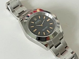 SUPERB GENTS ROLEX MILGAUSS MARRIAGE WATCH WITH CAL 1600 MOVEMENT MINT CONDITION - Picture 1 of 19