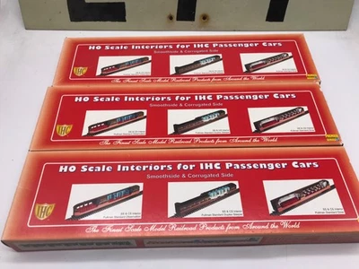 IHC Ho Scale Passenger Car Interiors Diner (1) Coach (2) Set of 3 - Image 1 of 3