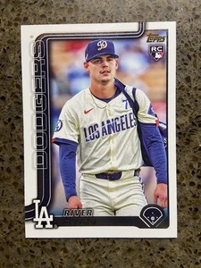 2025 Topps Series One Golden Mirror Image Variation #273 SSP River Ryan RC - Picture 1 of 3