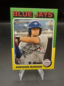 2024 Topps Heritage High Number Short Print SP #725 Addison Barger - Blue Jays - Picture 1 of 2