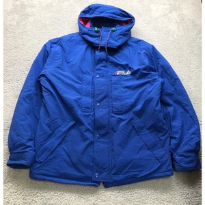 Vintage Fila Magic Line Bianco Waterproof Performance Ski Jacket Hoodie Mens M - Picture 1 of 10