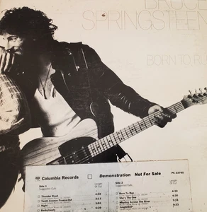1975 Bruce Springsteen "Born To Run" 1st Issue Promo/Demo Vinyl Record LP - Picture 1 of 6