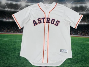 Houston Astros Yuli Gurriel #10 Majestic Adult Jersey Sz Large Preowned - Picture 1 of 13