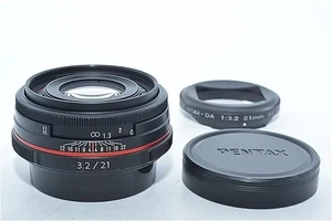 354 Pentax Hd Pentax-Da 21Mmf3.2Al Limited Black Wide Angle Single Focus Lens - Picture 1 of 6