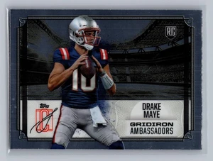 2024 Topps Signature Class #GA-3 Drake Maye Gridiron Ambassadors - Picture 1 of 2