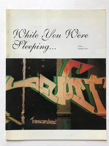 While You Were Sleeping Issue #1 (1997)graffiti magazine. Super Rare!!  - Imagen 1 de 3
