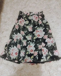 Ember Größe L Damenrock mehrfarbig Blumenmuster elastische Taille gefüttert Größe XL neu mit Etikett - Bild 1 von 3