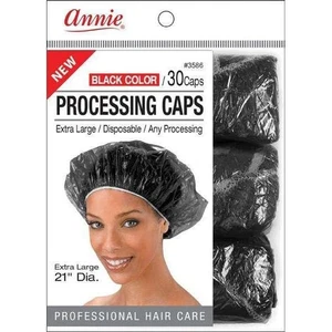 Annie Conditioning/Processing Cap XL 30ct Black(1pk) - Picture 1 of 1