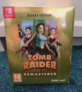 Tomb Raider I-II-III Remastered Deluxe Edition Nintendo Switch READ DESC. - Picture 1 of 6