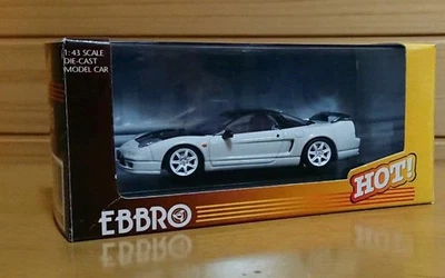 EBBRO Honda NSX-R Prototype 1/43 Diecast Model White 2001 Tokyo Motor Show - Immagine 1 di 4