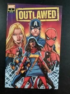 Clean Raw Marvel 2020 OUTLAWED #1 Walmart Exclusive Variant FIRST C.R.A.D.L.E. - Picture 1 of 9