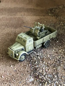 Opel Blitz blindado alemán 1/72 Segunda Guerra Mundial con antiaéreo de 2 cm. Resina pintada. Precio 3600 MODELOS - Imagen 1 de 11
