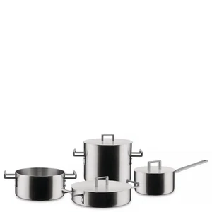 Alessi, Convivio, Batteria di Pentole 7 pezzi, Acciaio - Foto 1 di 2