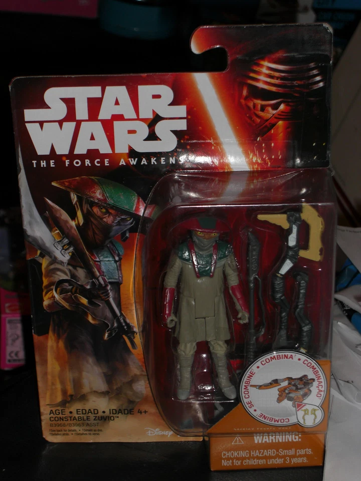 2015 STAR WARS THE FORCE AWAKENS CONSTABLE ZUVIO 3 INCH FIGURE!! - Image 1 of 1