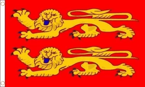 Normandy Two Leopards Large Flag (8ft x 5ft) - Picture 1 of 1